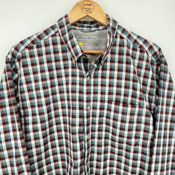 Eddie Bauer Travex Classic Fit Button Down Shirt, Men's LT, Business Office - Picture 3 of 11